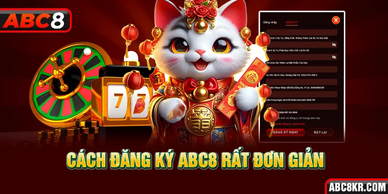 Cách đăng ký ABC8 rất đơn giản